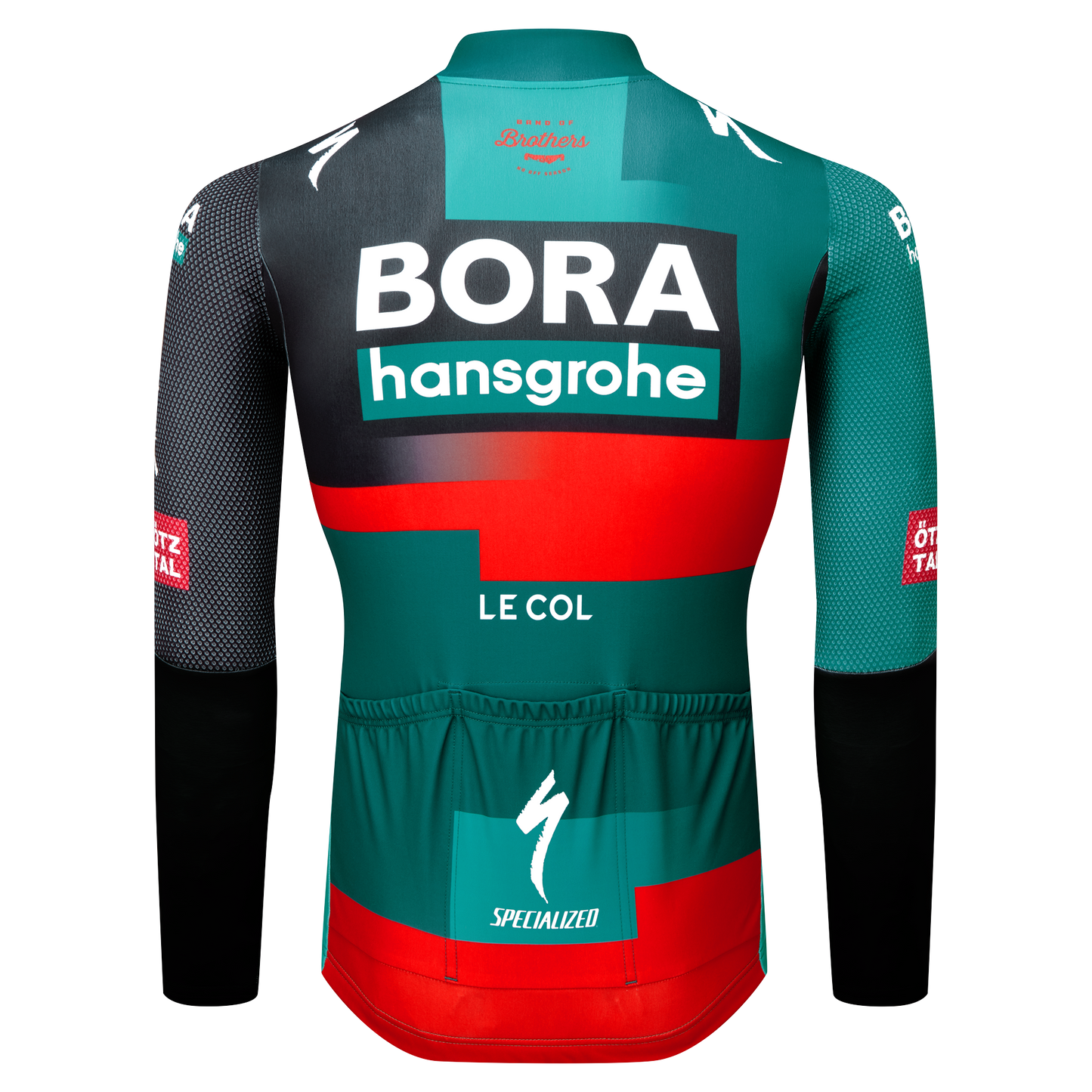 Le Col | BORA-hansgrohe Long Sleeve Race Jersey 刷絨防風長袖車衣 黑/綠