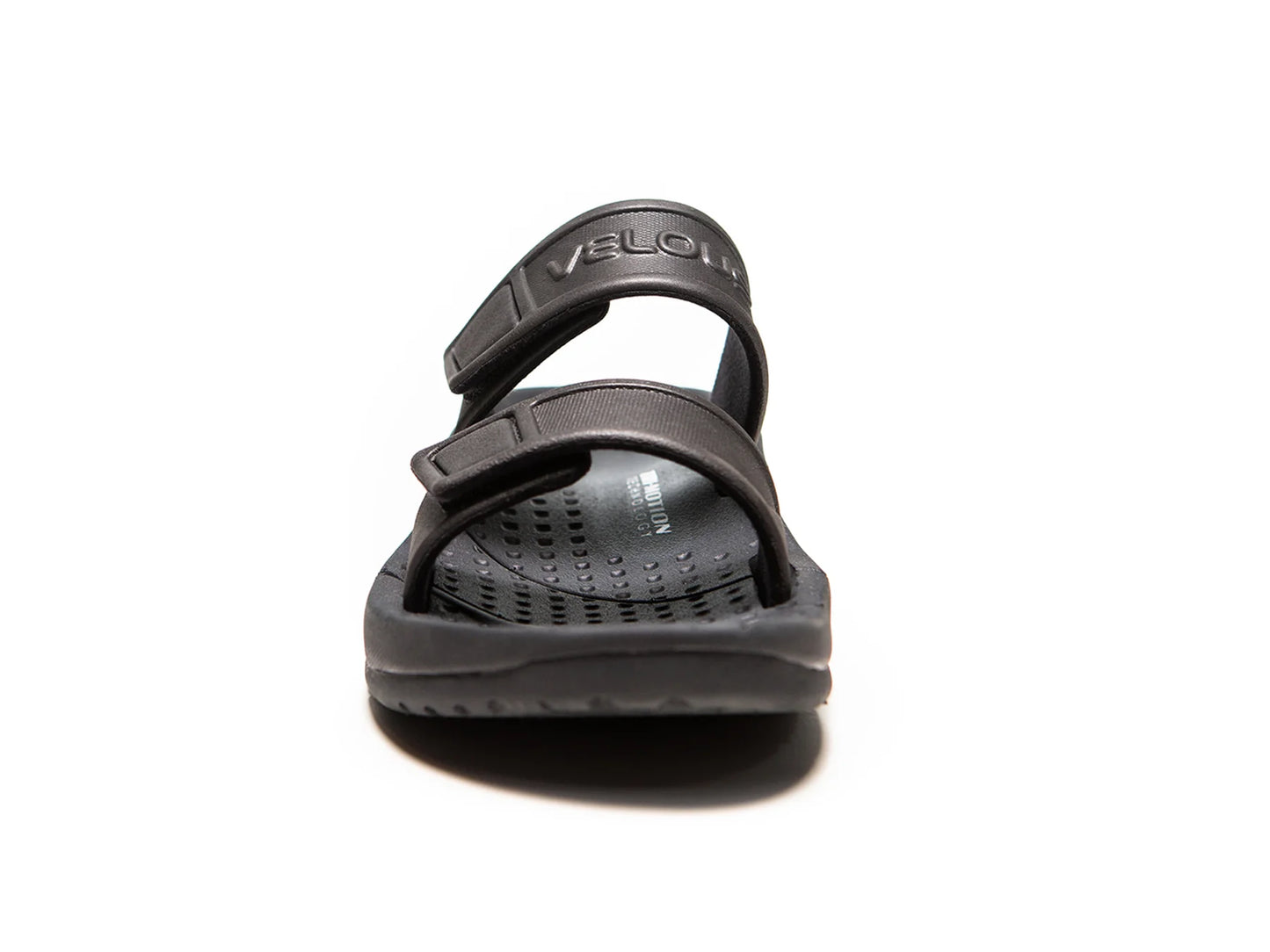 Velous｜ Active 2-Strap 兩段式可調整恢復拖鞋 _黑黑