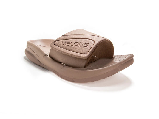 Velous｜ Active Adjustable Slide 可調式運動恢復拖鞋 淺咖