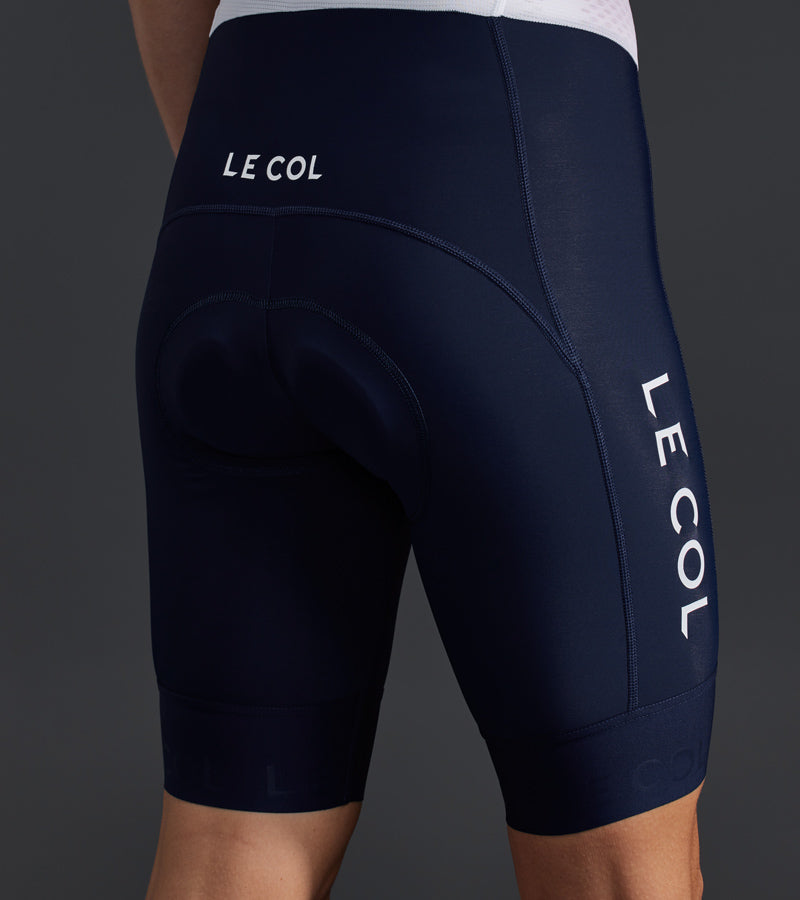 Le Col | Womens Pro Bib Shorts II 吊帶車褲 軍藍/白