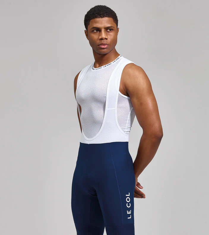 Le Col | Pro Bib Shorts II 吊帶車褲 軍藍/白