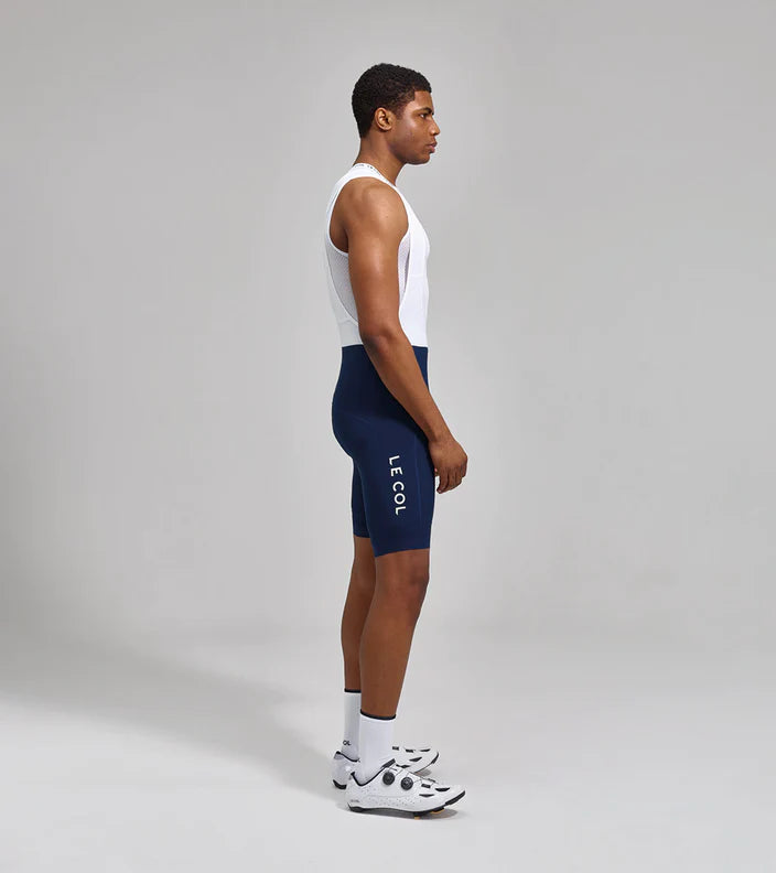 Le Col | Pro Bib Shorts II 吊帶車褲 軍藍/白