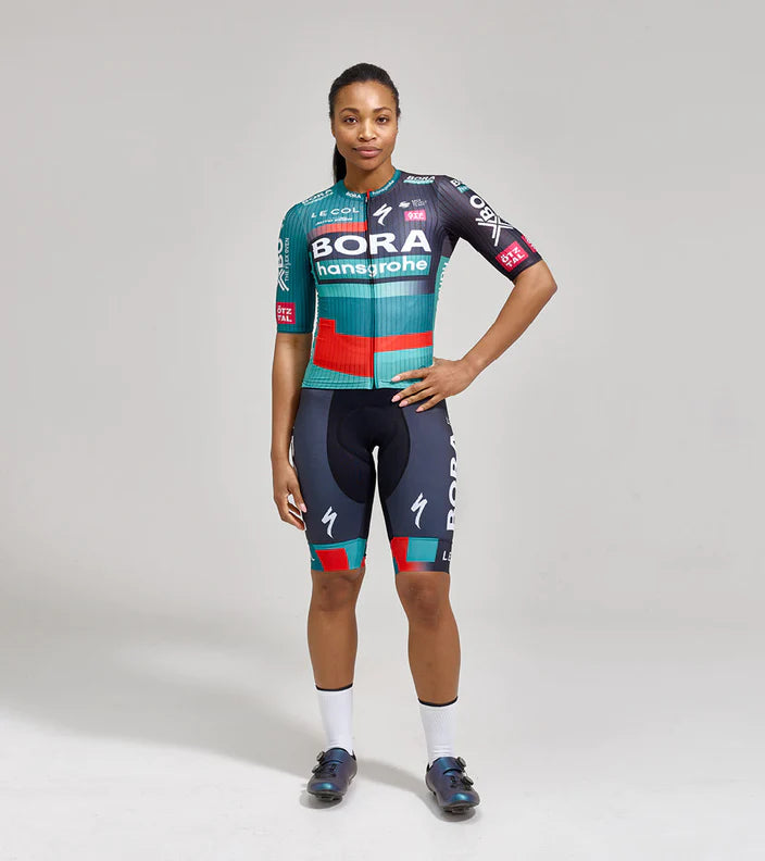 Le Col | Women's BORA-hansgrohe Race Jersey 2023 短袖車衣 黑/綠