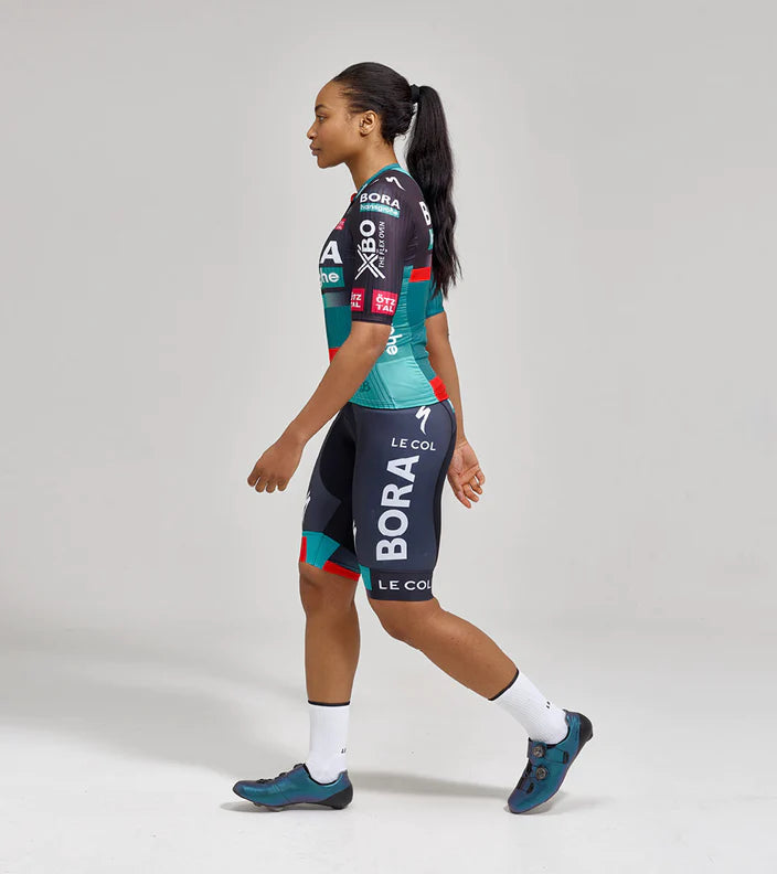 Le Col | Women's BORA-hansgrohe Race Jersey 2023 短袖車衣 黑/綠