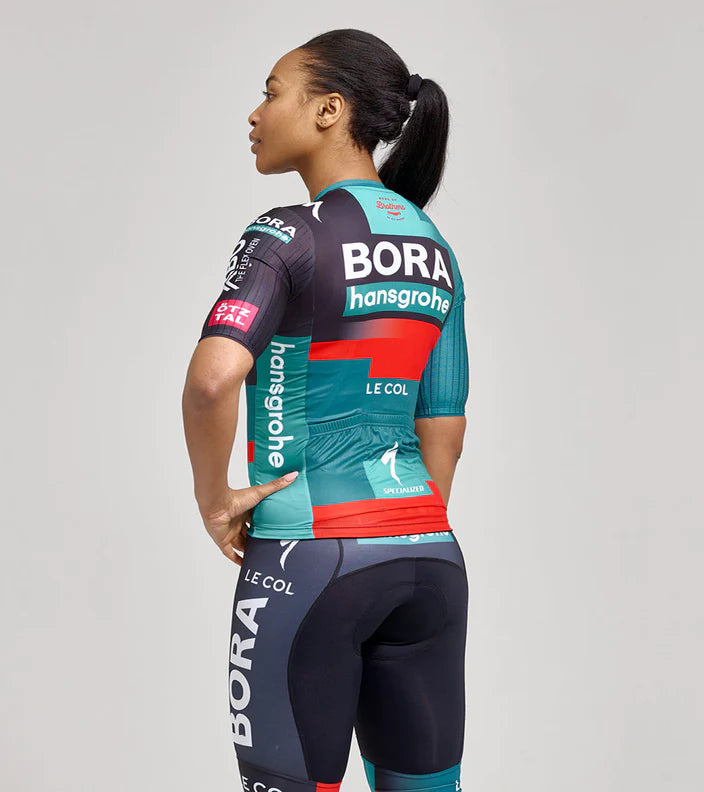 Le Col | Women's BORA-hansgrohe Race Jersey 2023 短袖車衣 黑/綠