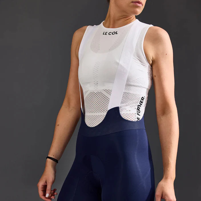 Le Col | Womens Hors Categorie Bib Shorts II 吊帶車褲 軍藍/白