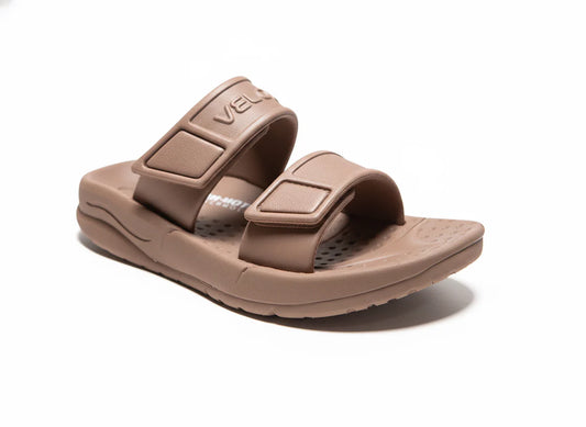Velous｜ Active 2-Strap 兩段式可調整恢復拖鞋 _焦糖