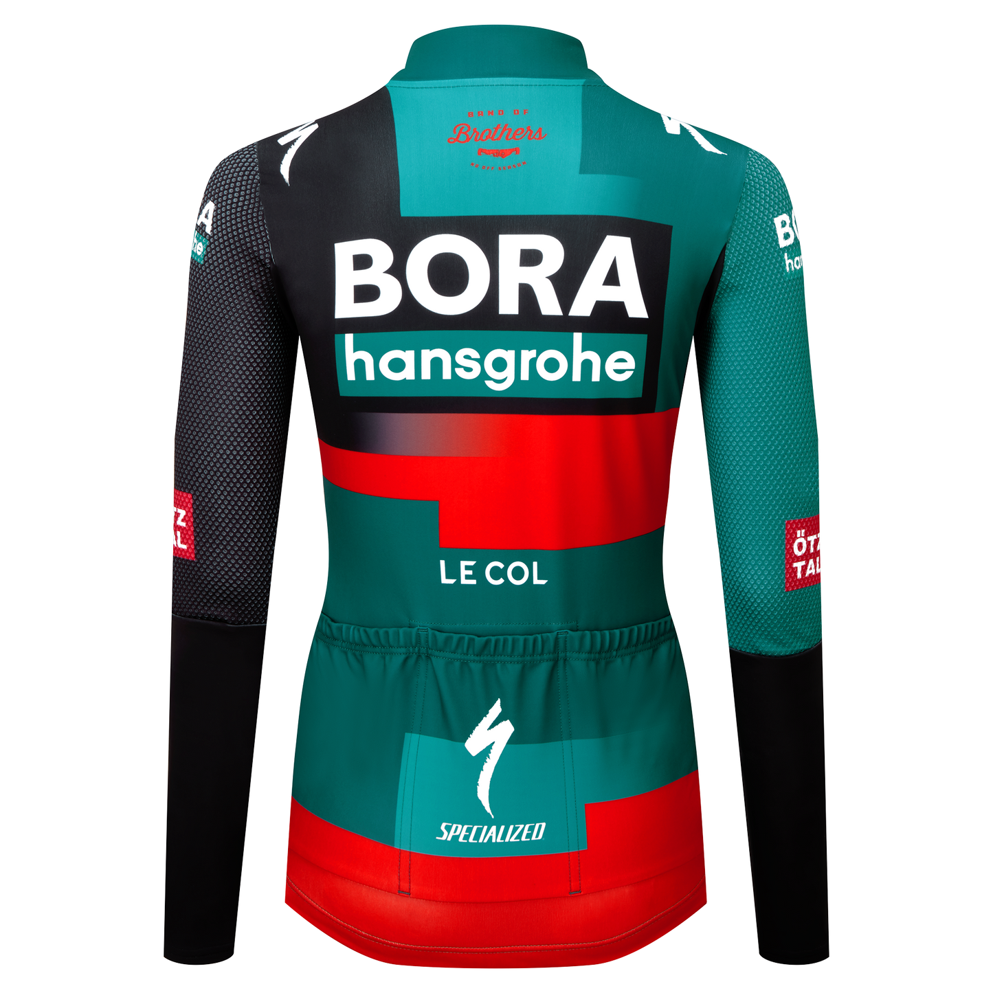 Le Col | Women's BORA-hansgrohe Long Sleeve Race Jersey 刷絨防風長袖車衣 黑/綠