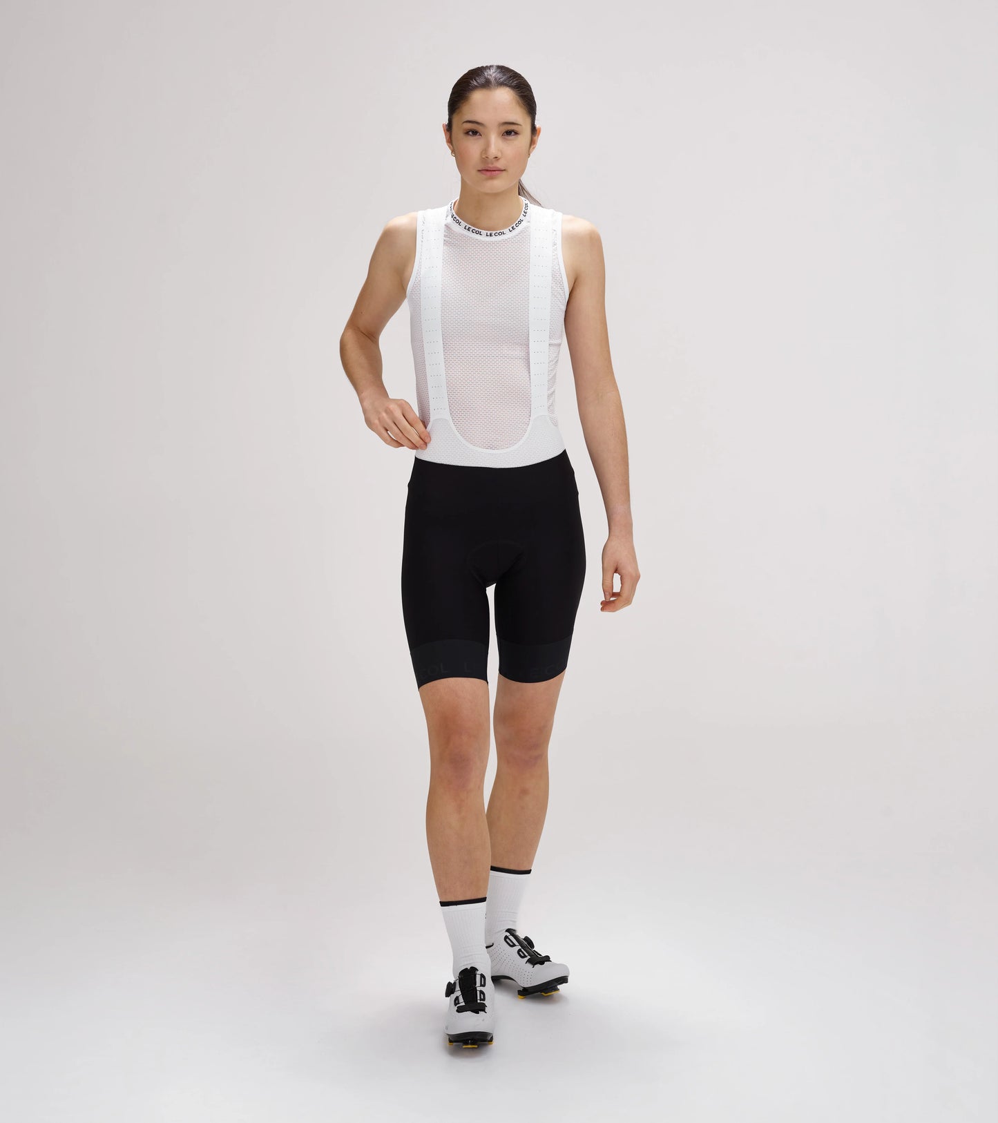 Le Col | Womens Hors Categorie Lightweight Bib Shorts 吊帶車褲 女 黑/白