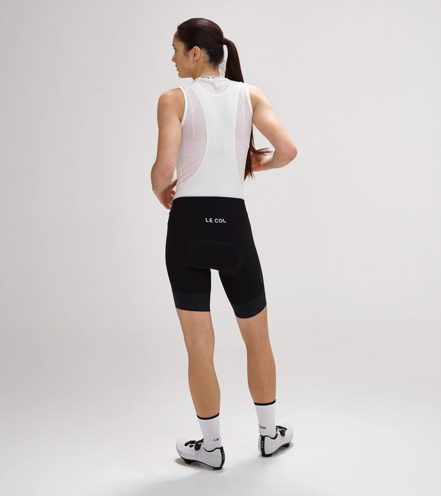 Le Col | Womens Hors Categorie Lightweight Bib Shorts 吊帶車褲 女 黑/白
