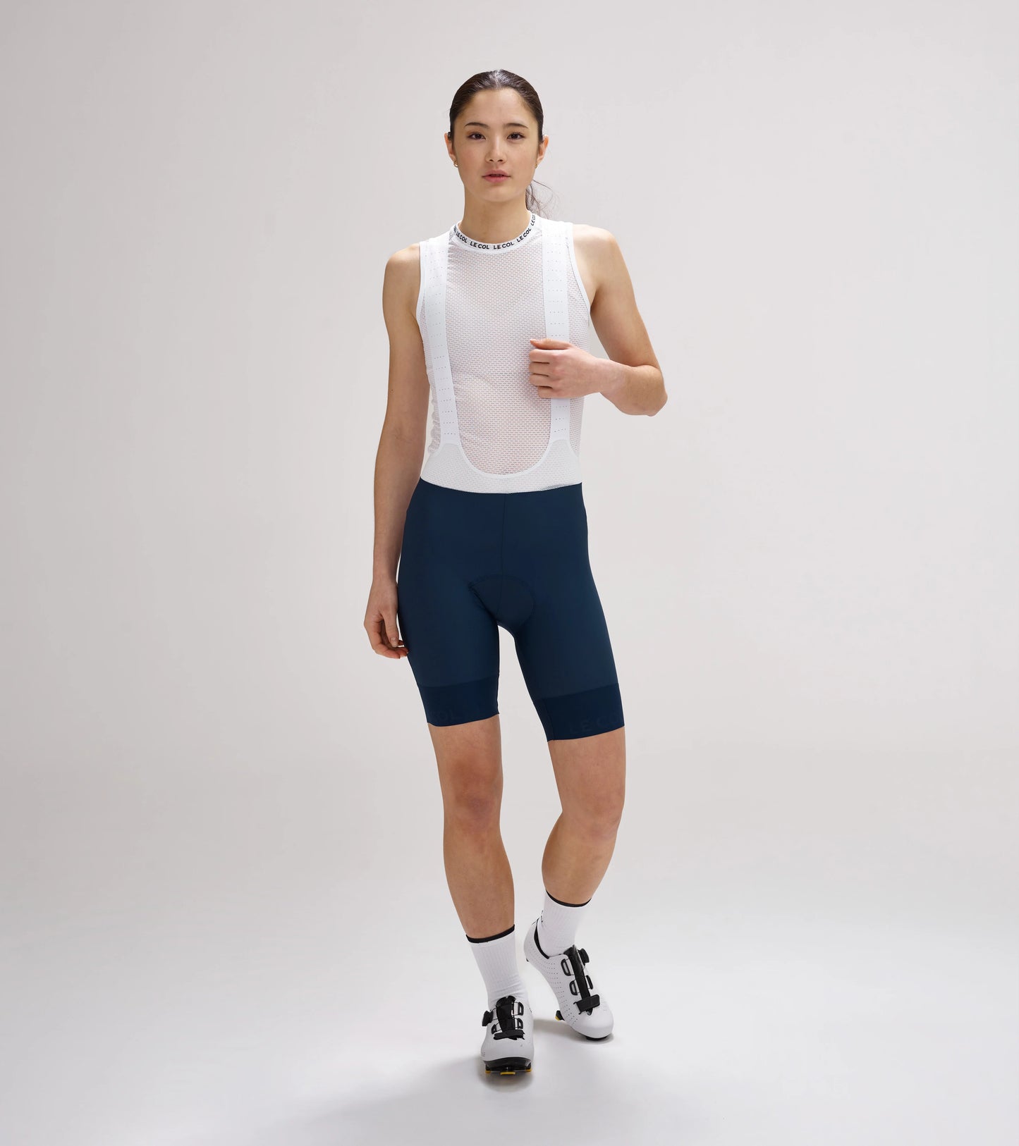 Le Col | Womens Hors Categorie Lightweight Bib Shorts 吊帶車褲 女 藍/白