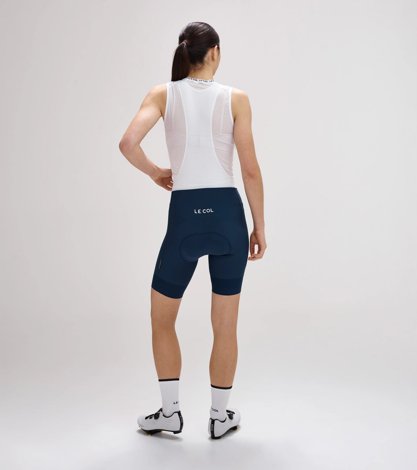Le Col | Womens Hors Categorie Lightweight Bib Shorts 吊帶車褲 女 藍/白
