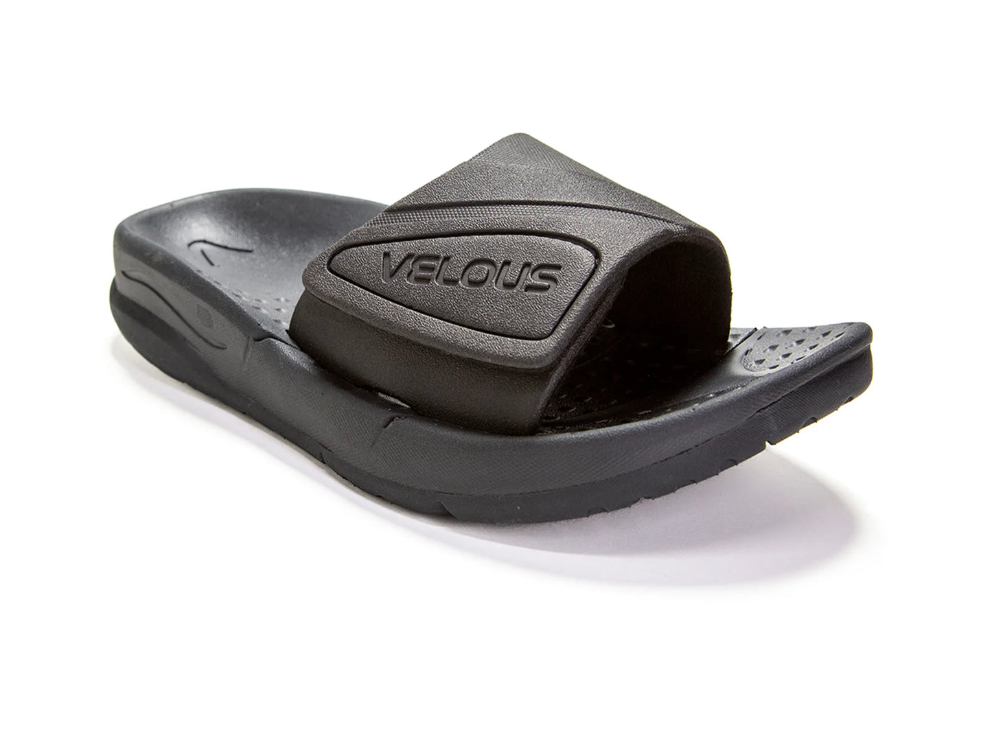 Velous｜ Active Adjustable Slide 可調式運動恢復拖鞋 黑