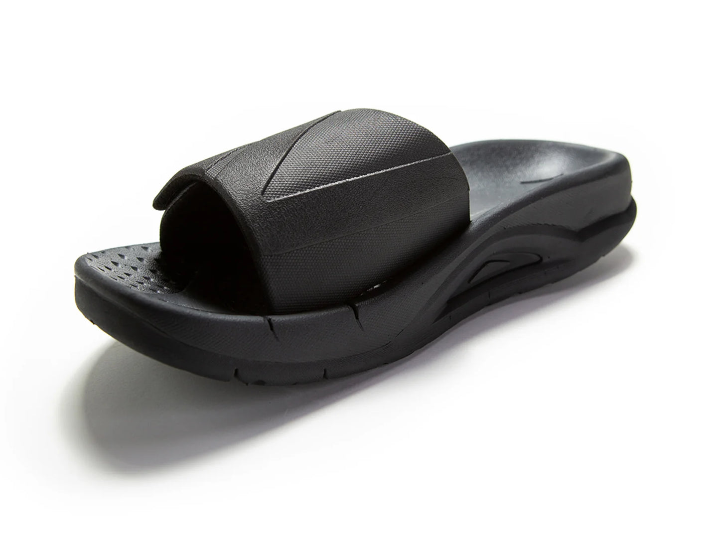 Velous｜ Active Adjustable Slide 可調式運動恢復拖鞋 黑