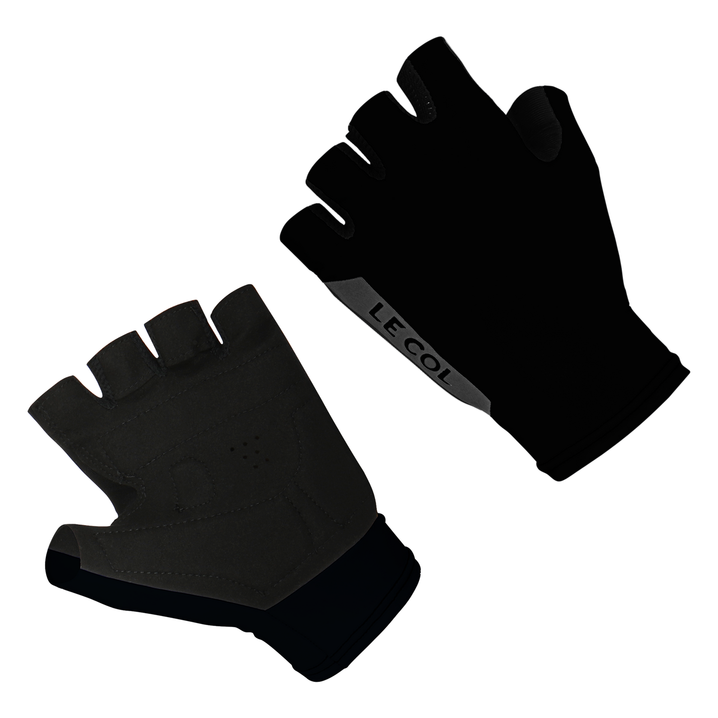 Le Col | Cycling Mitts 輕壓縮短指手套 黑