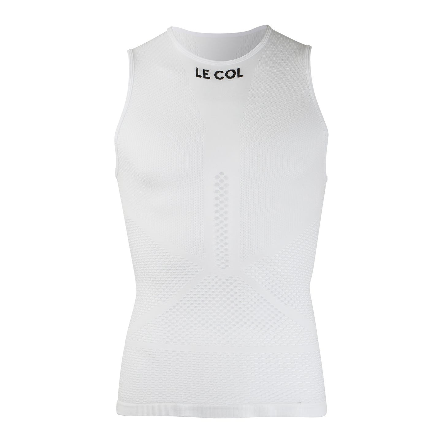Le Col | Unisex Pro Mesh Sleeveless Base Layer 無袖底衫 白