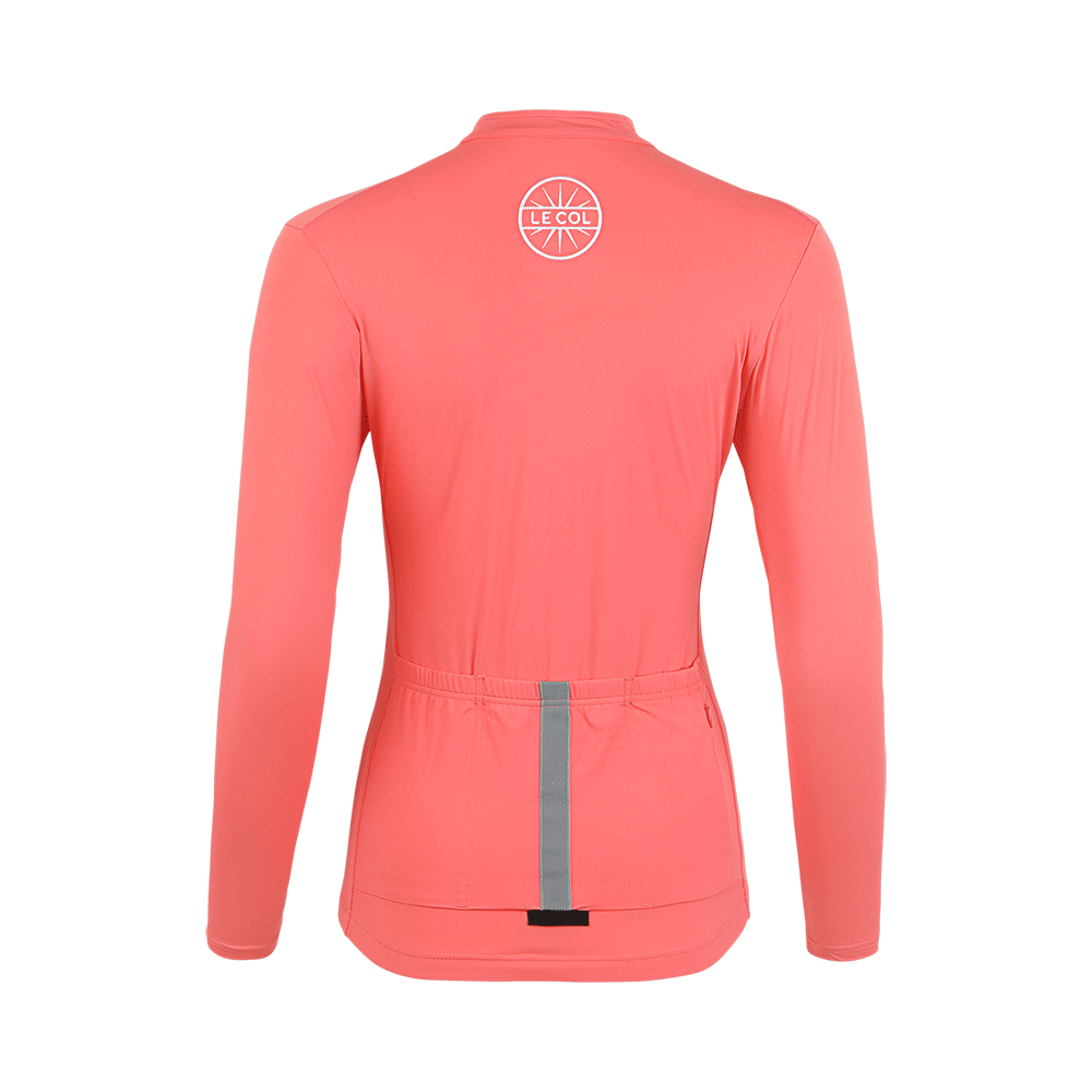 Le Col | Womens Pro Long Sleeve Jersey 長袖車衣 粉橘