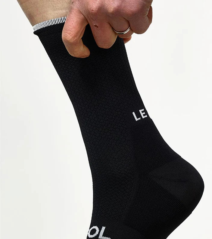 Le Col | Cycling Socks 自行車襪 黑/白