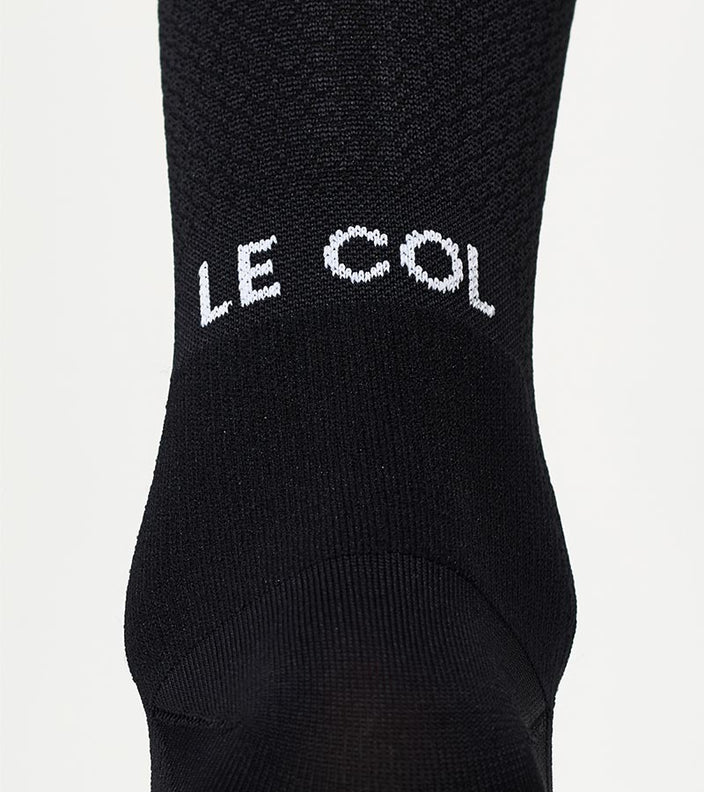 Le Col | Cycling Socks 自行車襪 黑/白