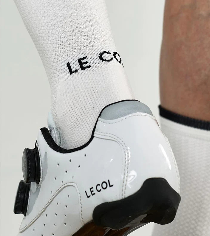 Le Col | Cycling Socks 自行車襪 白/黑