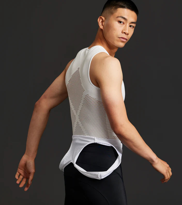 Le Col | Unisex Pro Mesh Sleeveless Base Layer 無袖底衫 白
