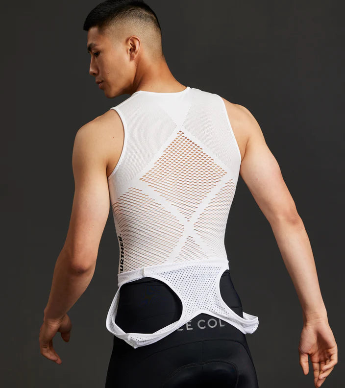 Le Col | Unisex Pro Mesh Sleeveless Base Layer 無袖底衫 白