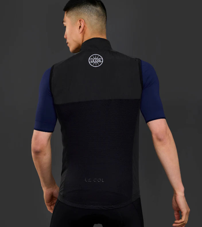 Le Col | Sport Logo Gilet 防風背心 黑