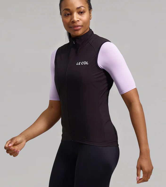 Le Col | Womens Sport Gilet II 防風背心 黑