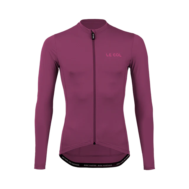 Le Col | Pro Long Sleeve Jersey 長袖車衣 榴紅/紫紅